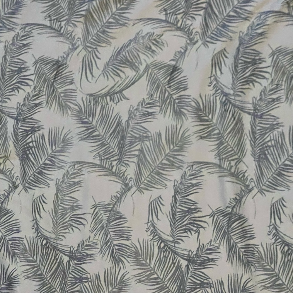 Travis Mathew Gray Leaf Print Polo Shirt - Picture 7 of 9